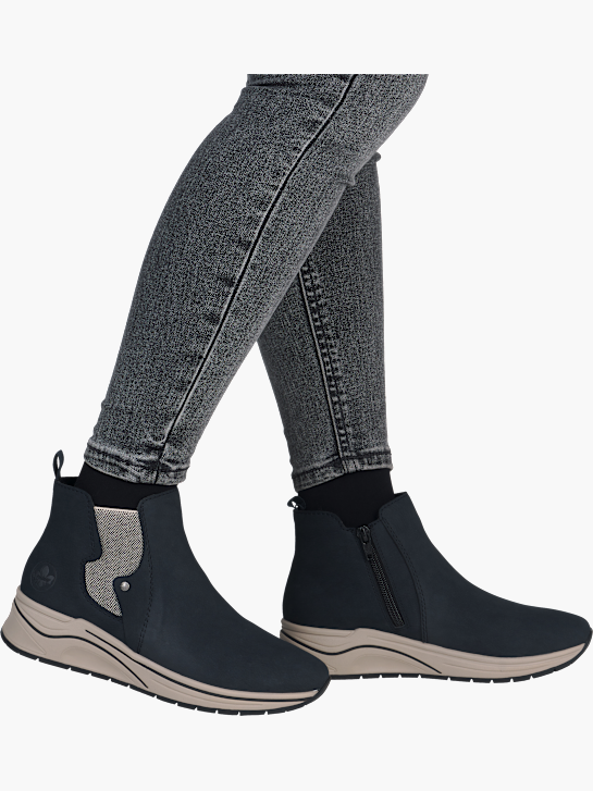 Rieker Damen Chelsea Boots Blau 141891 4