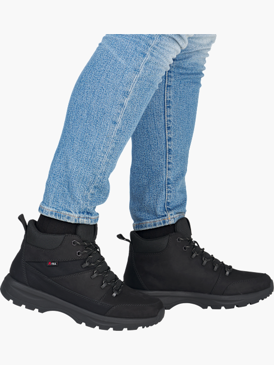Rieker Herren Schnürstiefel Schwarz 141931 4