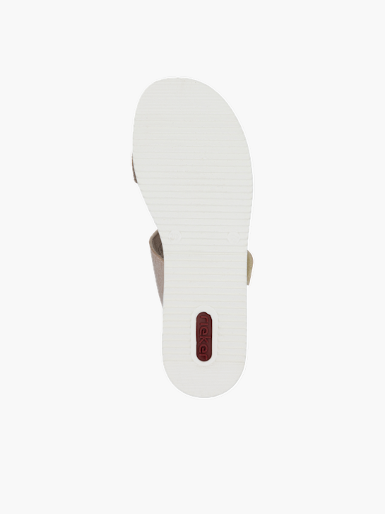 Rieker Damen Pantoletten Rosegold 136358 3