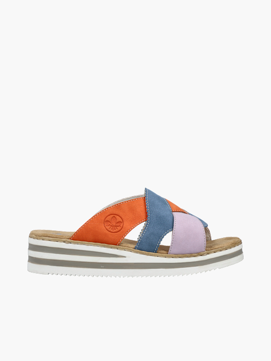 Rieker Damen Pantoletten Multicolor 136365 1