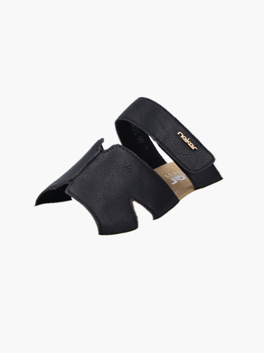 Rieker Damen Pantoletten Schwarz 136372 2