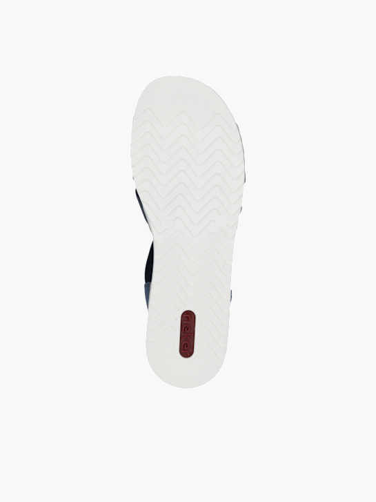 Rieker Damen Keilsandaletten Blau 136374 4