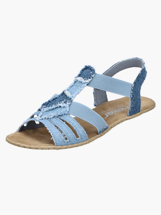 Rieker Damen Riemchensandalen Blau 136376 2