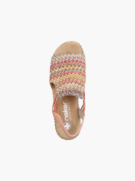 Rieker Damen Keilsandaletten Multicolor 136384 3