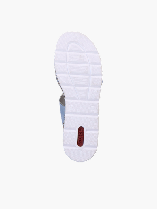 Rieker Damen Pantoletten Blau 136386 3