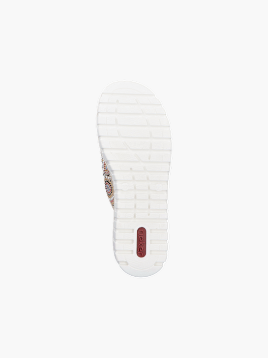 Rieker Damen Pantoletten Beige 136391 4