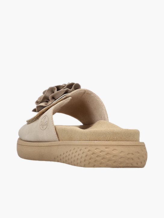 Rieker Damen Pantoletten Beige 136396 3