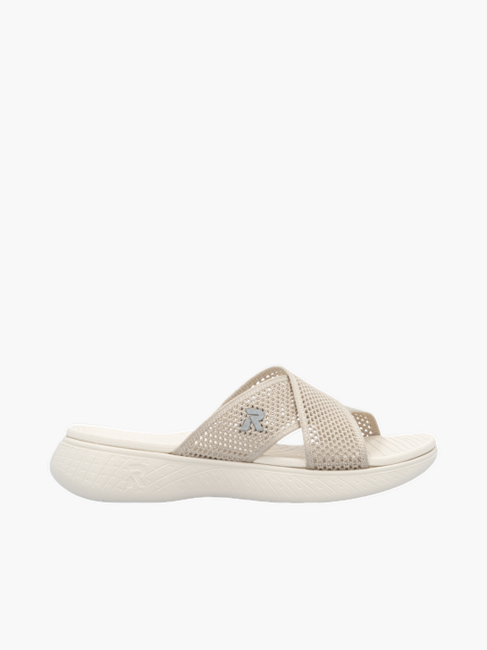 Rieker Sport Damen Slides Beige 136402 1