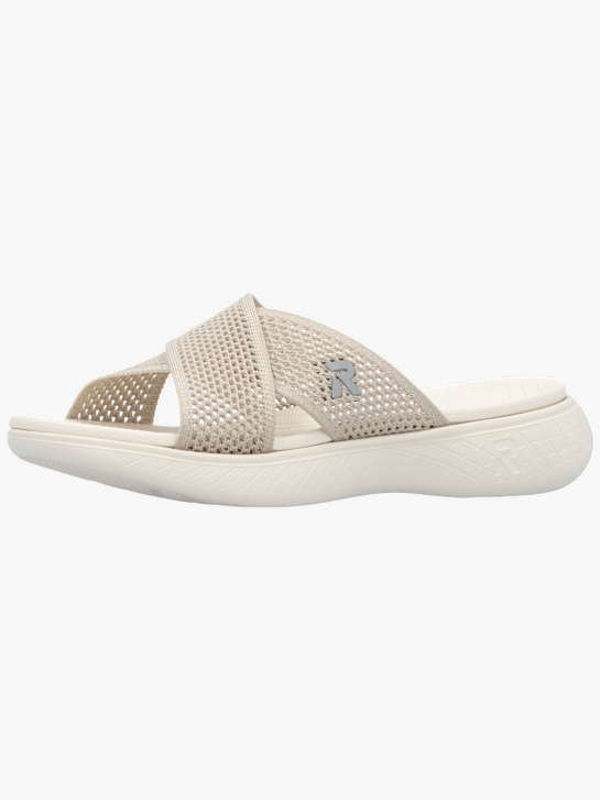Rieker Sport Damen Slides Beige 136402 2
