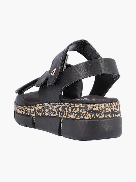 Rieker Damen Riemchensandalen Schwarz 136411 3