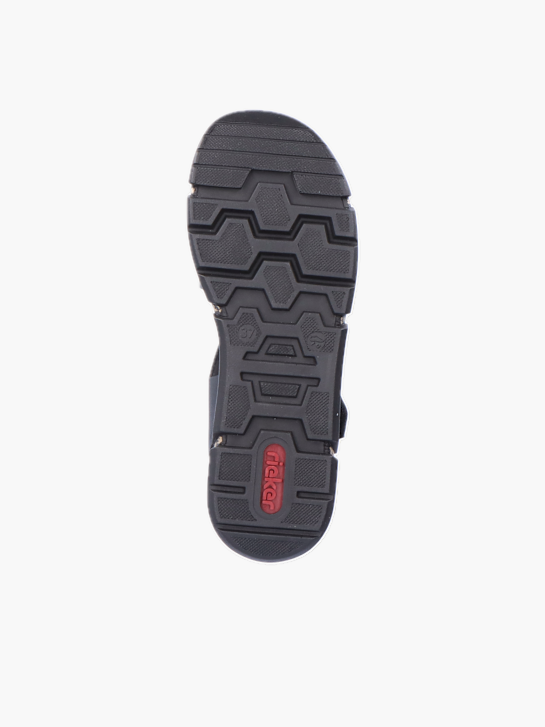 Rieker Damen Riemchensandalen Schwarz 136411 4