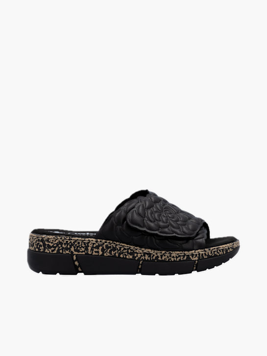 Rieker Damen Pantoletten Schwarz 136412 1