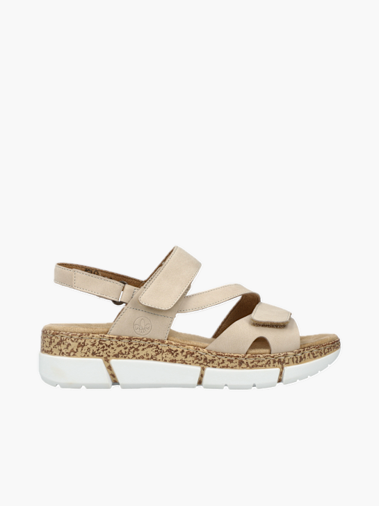 Rieker Damen Riemchensandalen Beige 136413 1