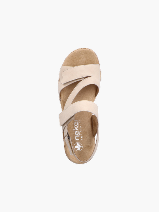 Rieker Damen Riemchensandalen Beige 136413 3