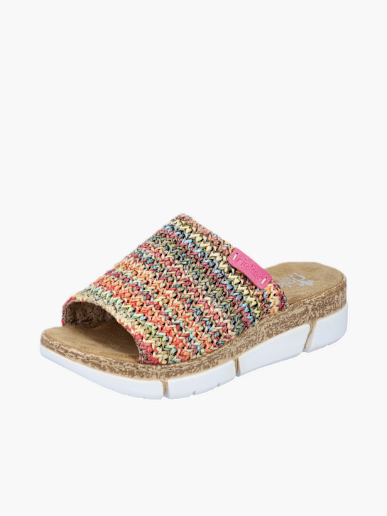 Rieker Damen Pantoletten Multicolor 136414 1