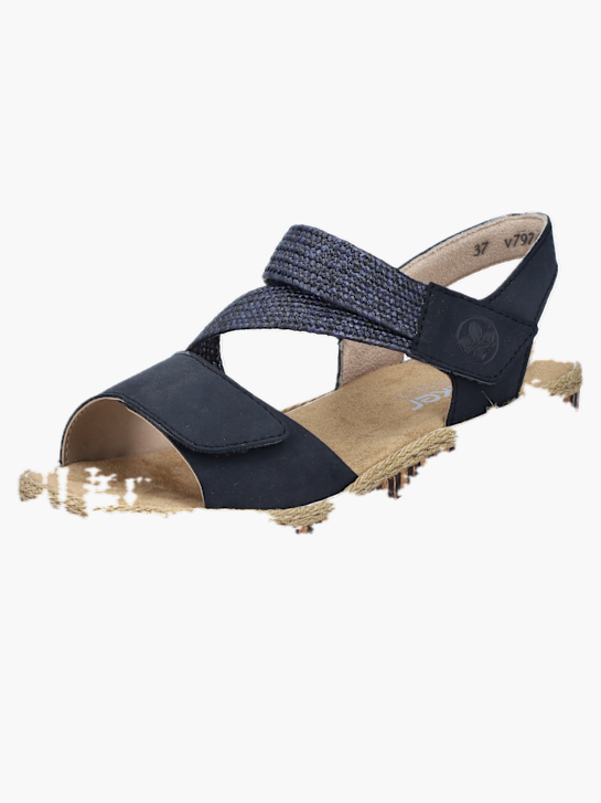 Rieker Damen Riemchensandalen Blau 136458 2