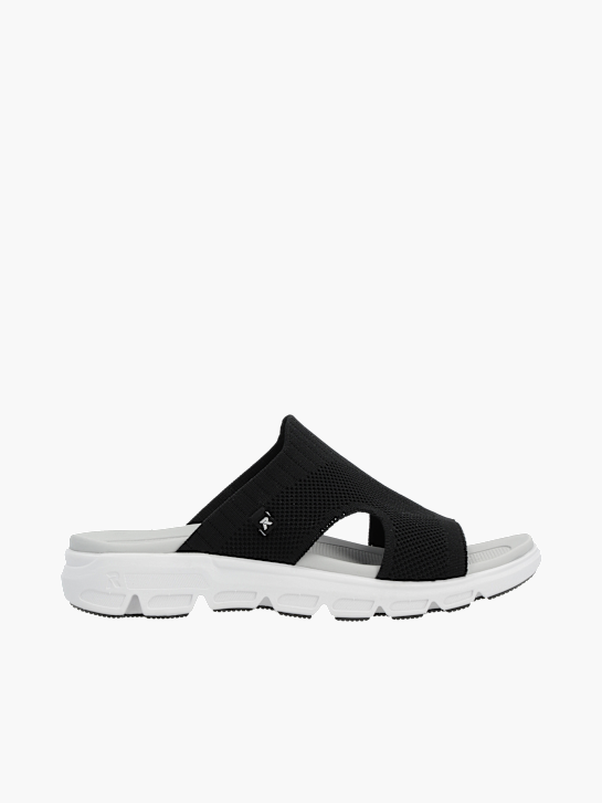 Rieker Damen Slides Schwarz 136465 1