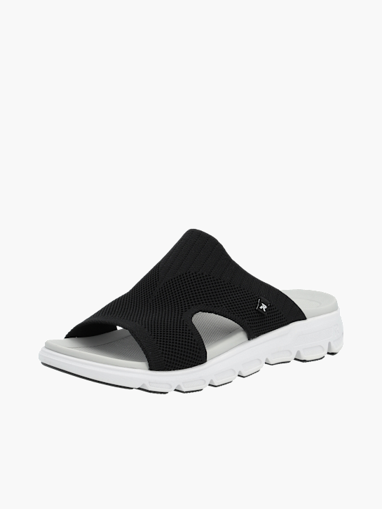 Rieker Damen Slides Schwarz 136465 2