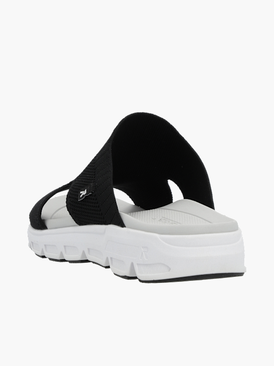 Rieker Damen Slides Schwarz 136465 3
