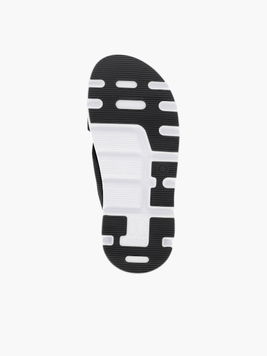 Rieker Damen Slides Schwarz 136465 4