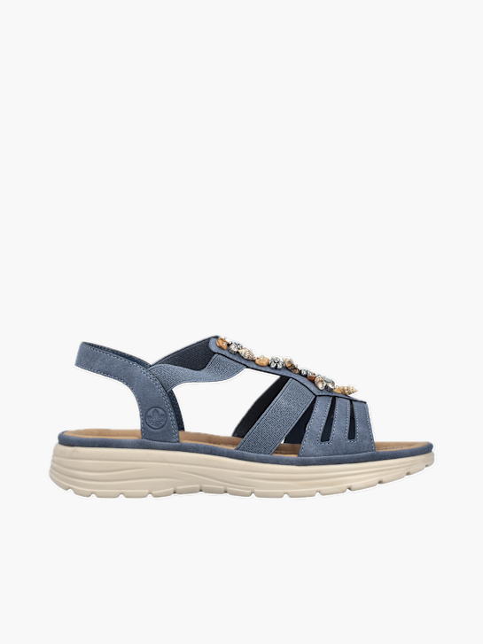 Rieker Damen Riemchensandalen Blau 136468 1