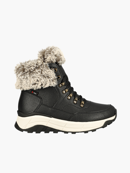 Rieker Damen Schnürstiefel Schwarz 136483 1