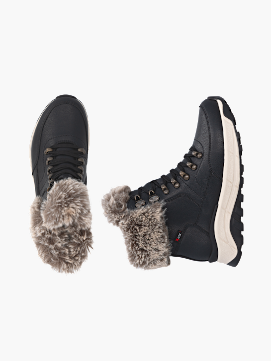 Rieker Sport Damen Schnürstiefel Schwarz 136483 2