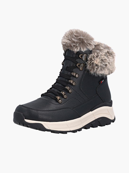 Rieker Sport Damen Schnürstiefel Schwarz 136483 3