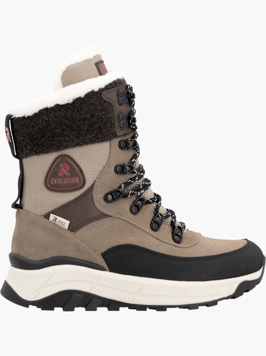 Rieker Damen Schnürstiefel Beige 136487 1