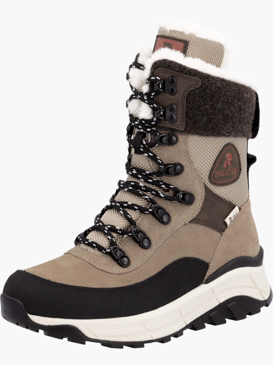 Rieker Damen Schnürstiefel Beige 136487 2