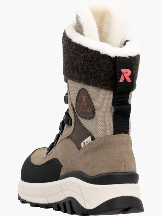 Rieker Damen Schnürstiefel Beige 136487 3