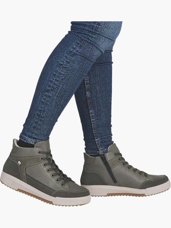 Rieker Damen Sneaker High Grün 141977 4