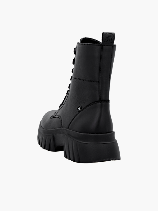 Rieker Damen Schnürstiefel Schwarz 136571 3