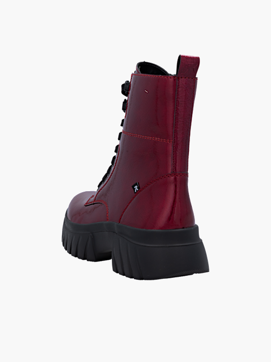 Rieker Damen Schnürstiefel Rot 136572 3