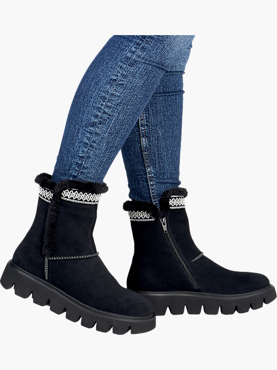 Rieker Damen Kurzstiefel Schwarz 142004 4