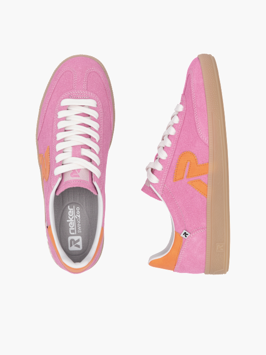 Rieker Sport Damen Sneaker Low Rosa 136587 4