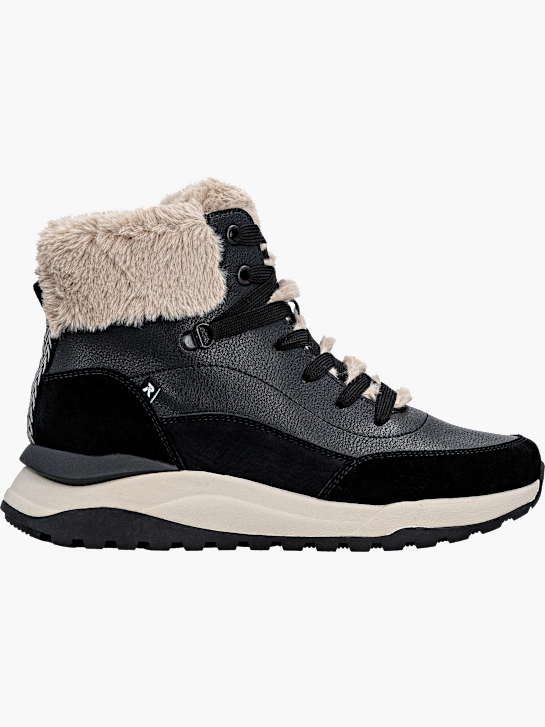 Rieker Damen Schnürstiefel Schwarz 142029 1