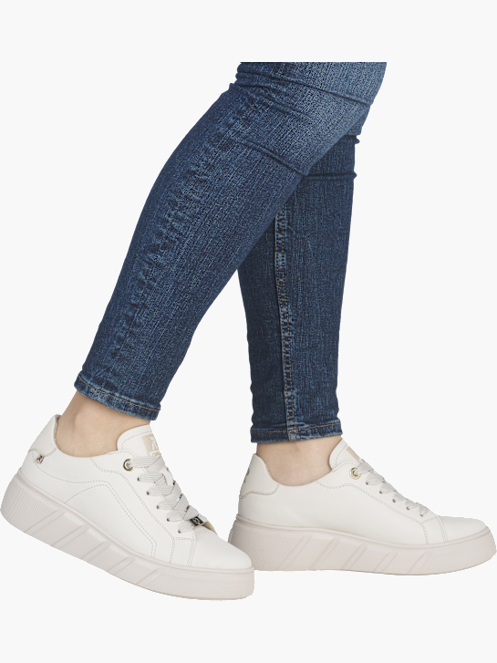 Rieker Damen Sneaker Low Weiß 142034 4