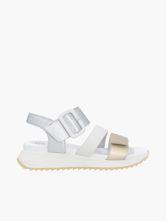 Rieker Sport Damen Riemchensandalen Silber 136618 1