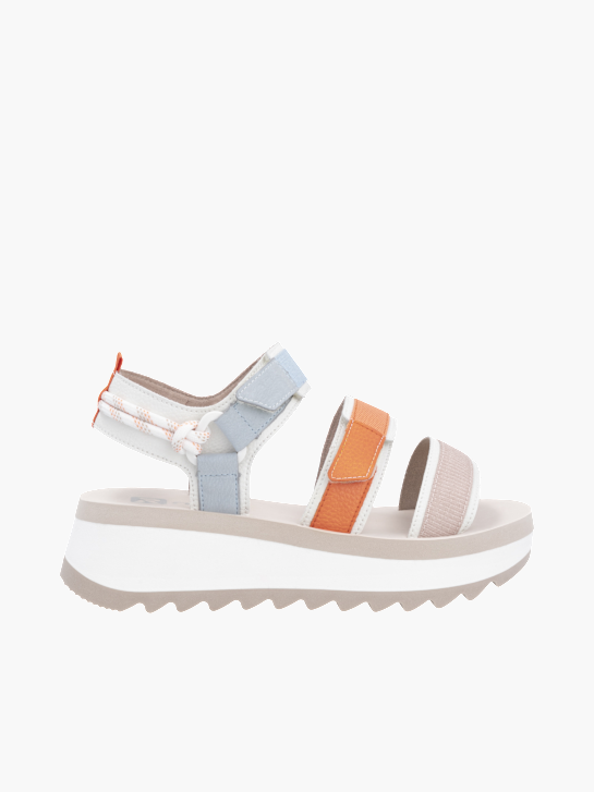 Rieker Sport Damen Riemchensandalen Beige 136625 1