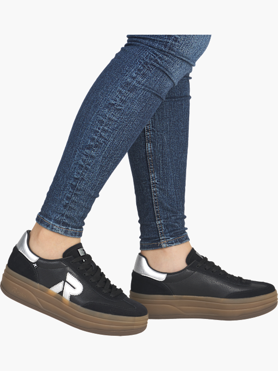 Rieker Damen Sneaker Low Schwarz 142046 4