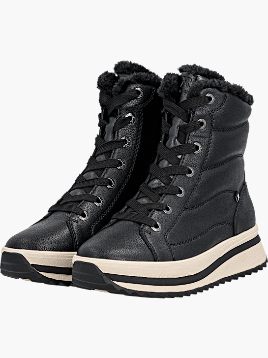 Rieker Damen Schnürstiefel Schwarz 142051 2
