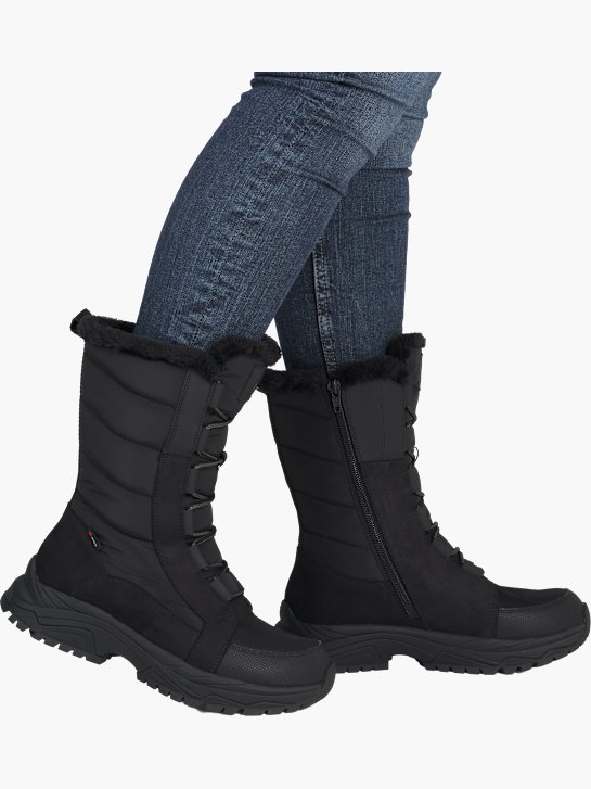 Rieker Damen Schnürstiefel Schwarz 142052 4