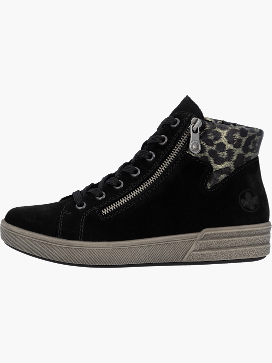 Rieker Damen Sneaker High Schwarz 142057 2