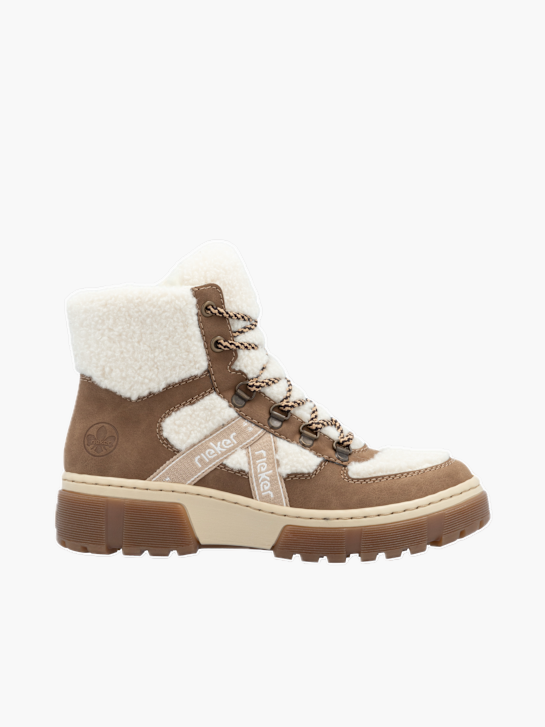 Rieker Damen Schnürstiefel Braun 136647 1
