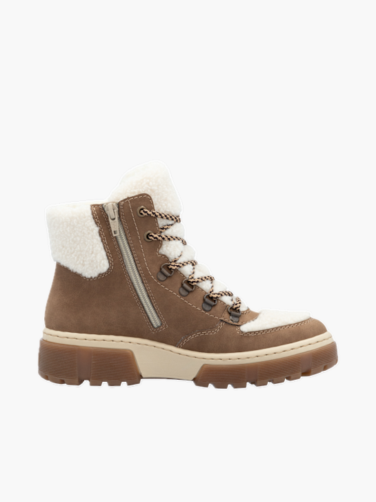 Rieker Damen Schnürstiefel Braun 136647 3
