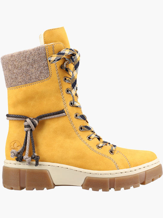 Rieker Damen Schnürstiefel Gelb 142062 1