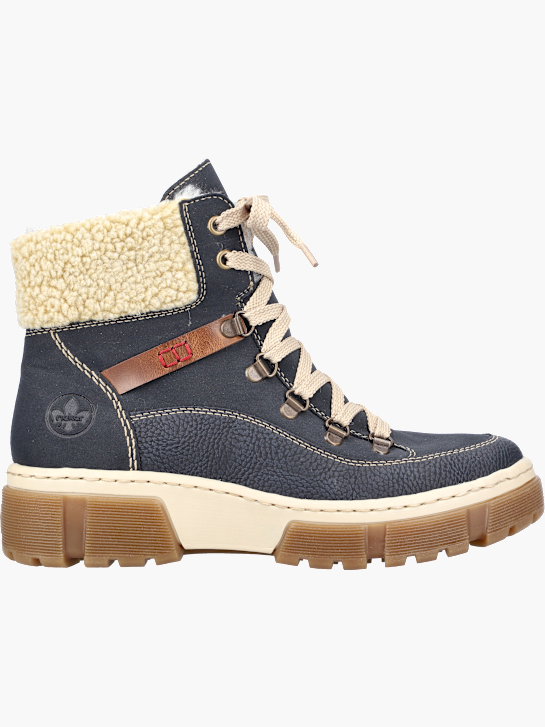 Rieker Damen Schnürstiefel Blau 142063 1