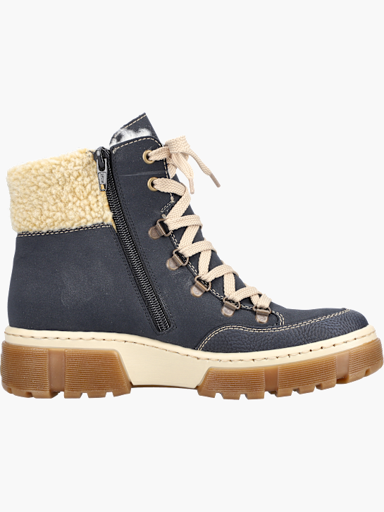 Rieker Damen Schnürstiefel Blau 142063 3
