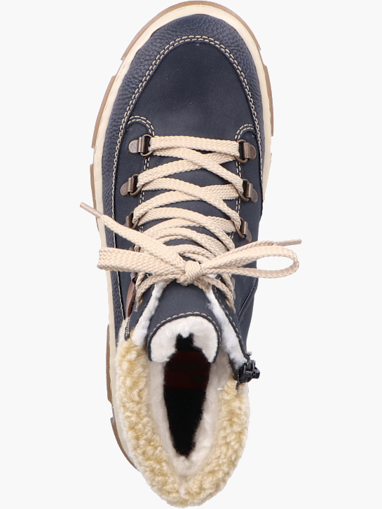 Rieker Damen Schnürstiefel Blau 142063 4